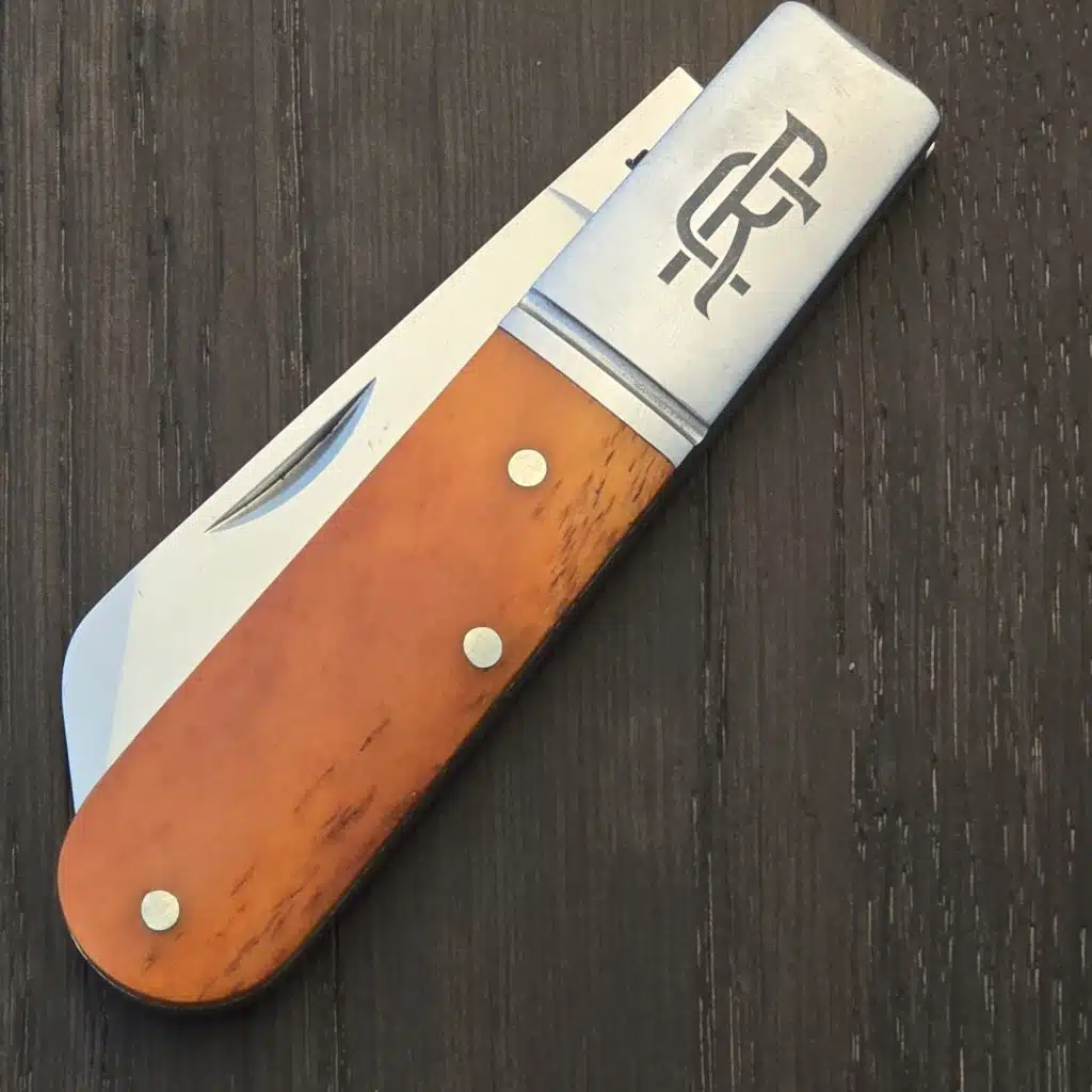 RoseCraft Blades Beaver Creek Barlow Bourbon Bone RCT006 gently used - Image 3