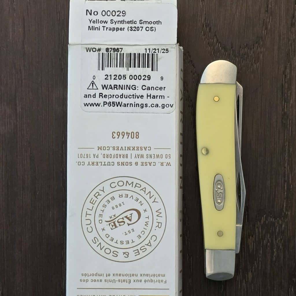 Case XX USA No00029 Yellow Synthetic Smooth Trapper3207 CS used - Image 4