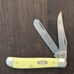 Case XX USA No00029 Yellow Synthetic Smooth Trapper3207 CS used