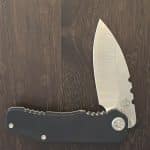 Medford Knife and Tool Medford 187F Flipper Tumbled D2 Drop Point Blade Black G10/Titanium 2025 (gently used)