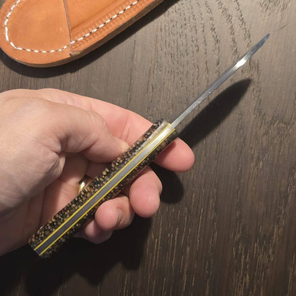 Nessie in Cord Micarta (Custom made, unknown maker) - Image 4
