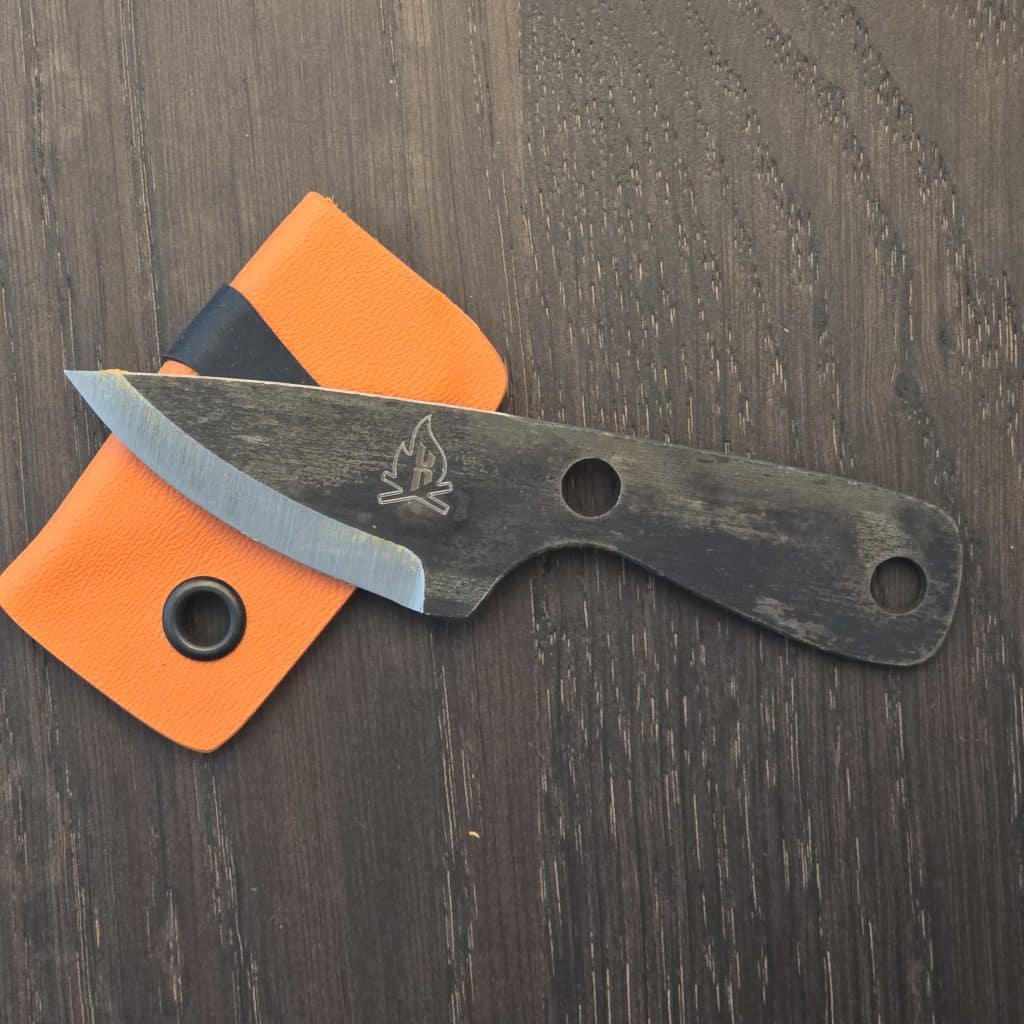 Knives By Nuge PSK Personal Survival Knife Exclusive in 1095 Carbon Steel With Kydex Sheath - Image 3