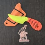 Revenant Corps G10 Grosbeak Orange and Green with Ray Skin Inlay