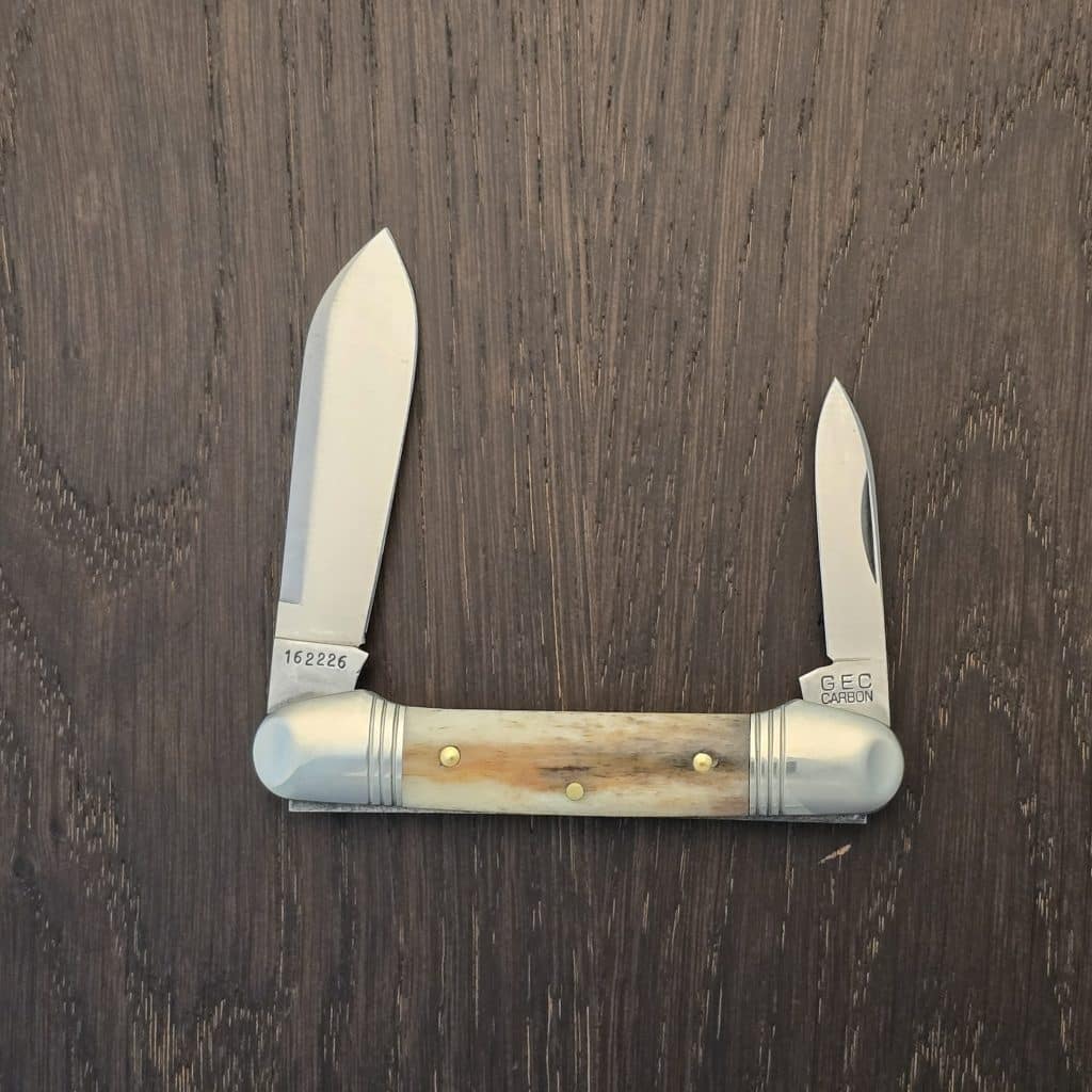 Great Eastern Cutlery #162226 SFO For TSA Knives 1 of 100 in Dyed Camel Bone – gallery image 2
