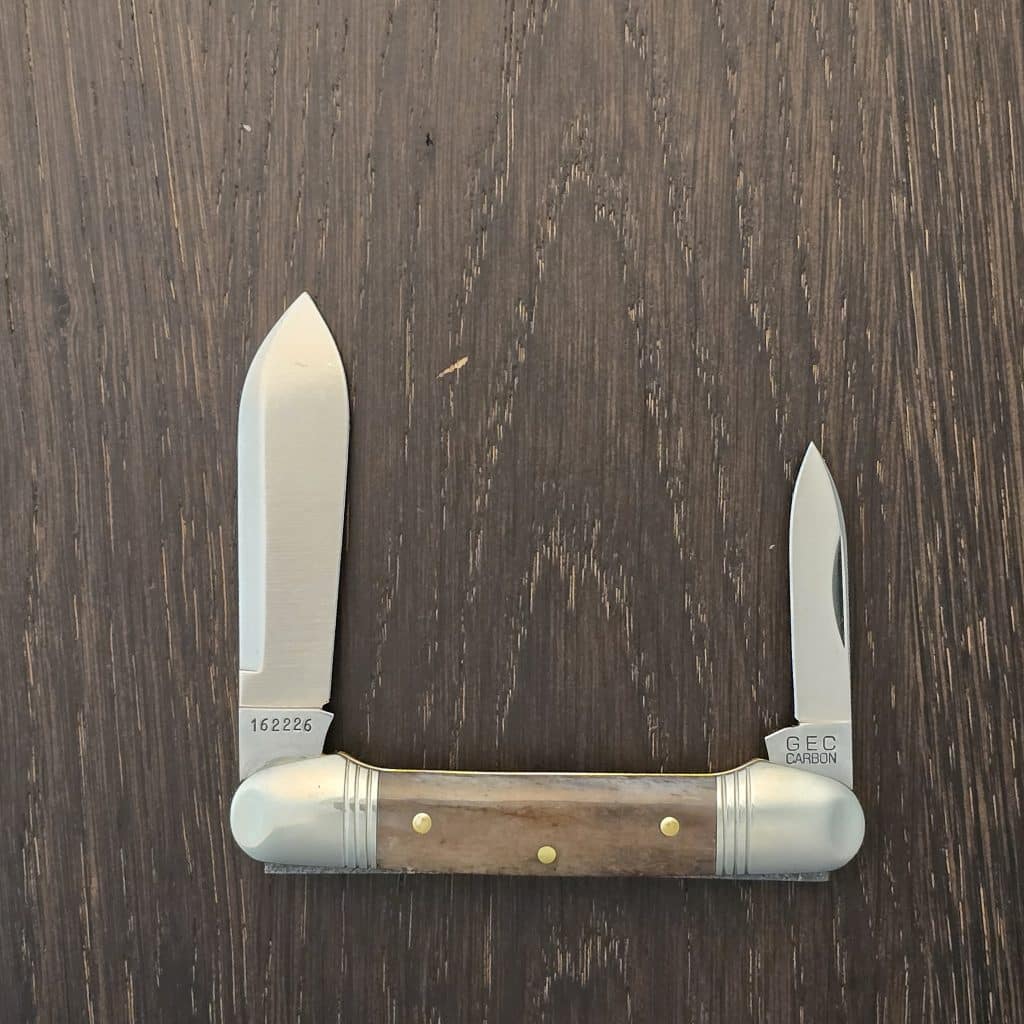 Great Eastern Cutlery #162226 SFO For TSA Knives 1 of 100 in Dyed Camel Bone – gallery image 2