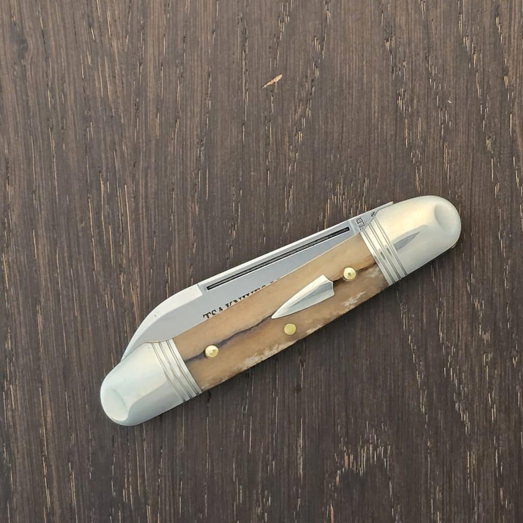Great Eastern Cutlery #162226 SFO For TSA Knives 1 of 100 in Dyed Camel Bone – gallery image 4