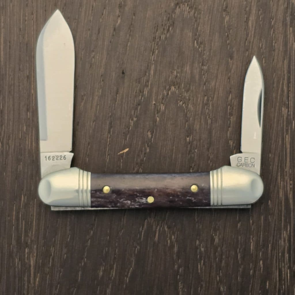 Great Eastern Cutlery #162226 SFO For TSA Knives 1 of 100 in Dyed Camel Bone – gallery image 2