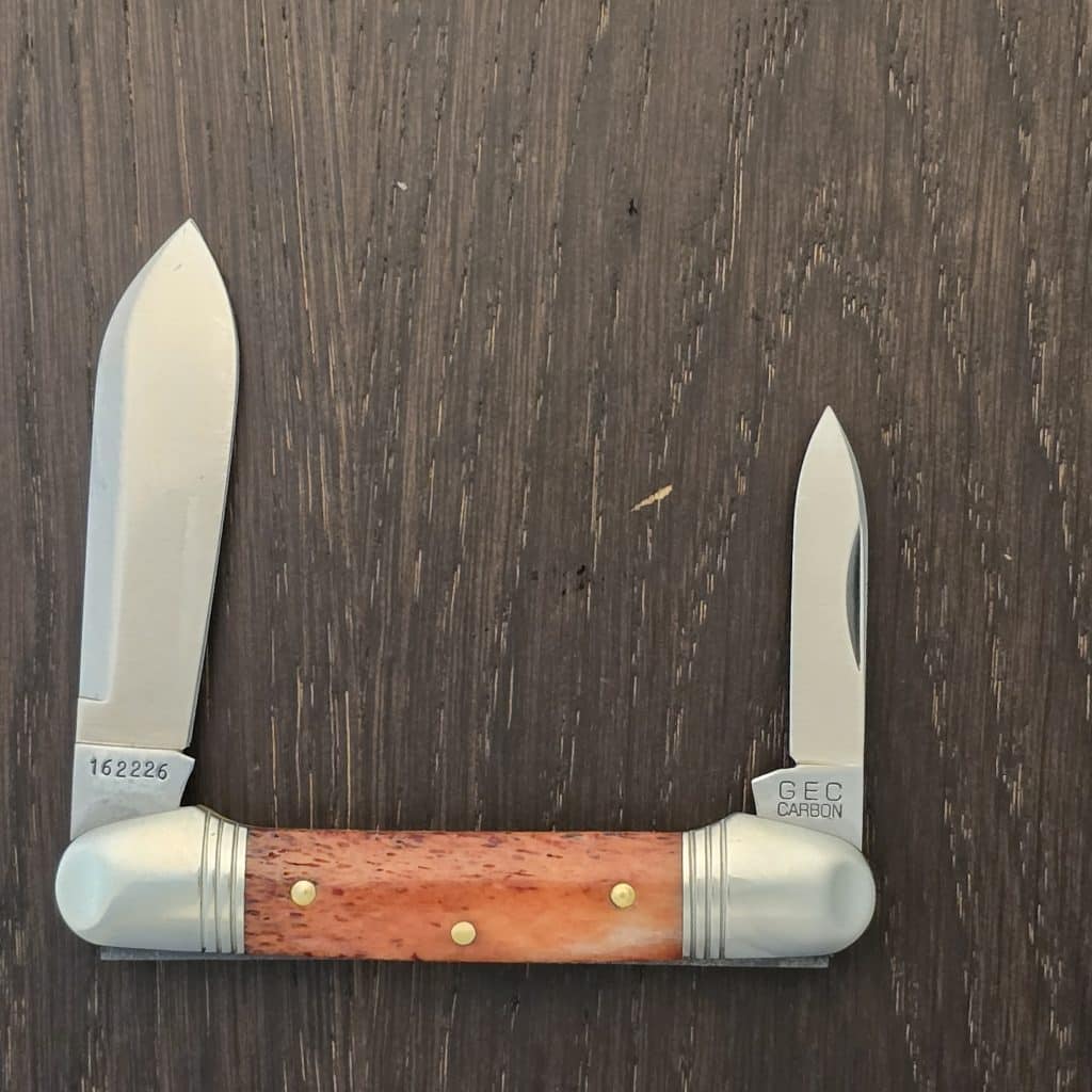Great Eastern Cutlery #162226 SFO For TSA Knives 1 of 100 in Dyed Camel Bone – gallery image 2