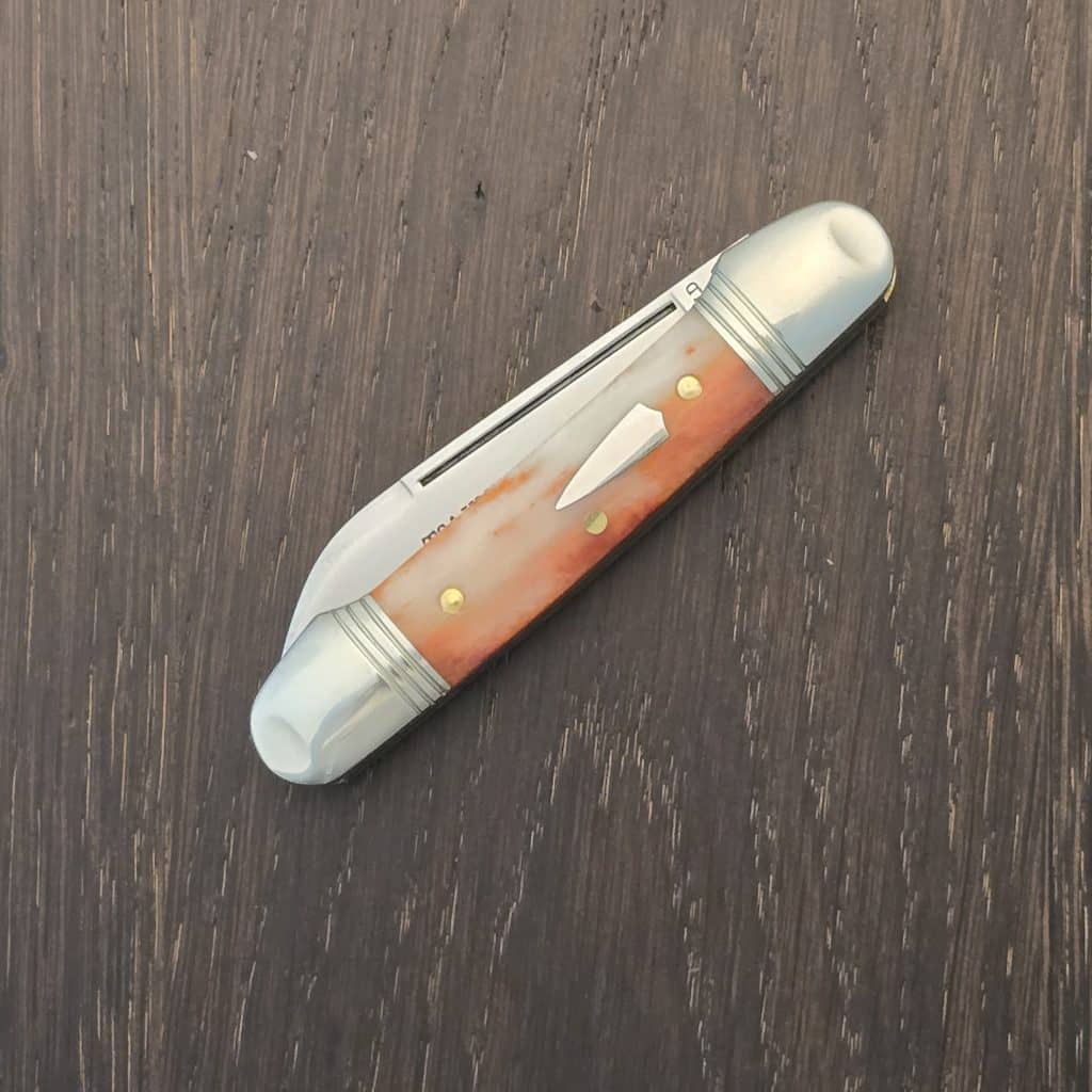Great Eastern Cutlery #162226 SFO For TSA Knives 1 of 100 in Dyed Camel Bone – gallery image 4