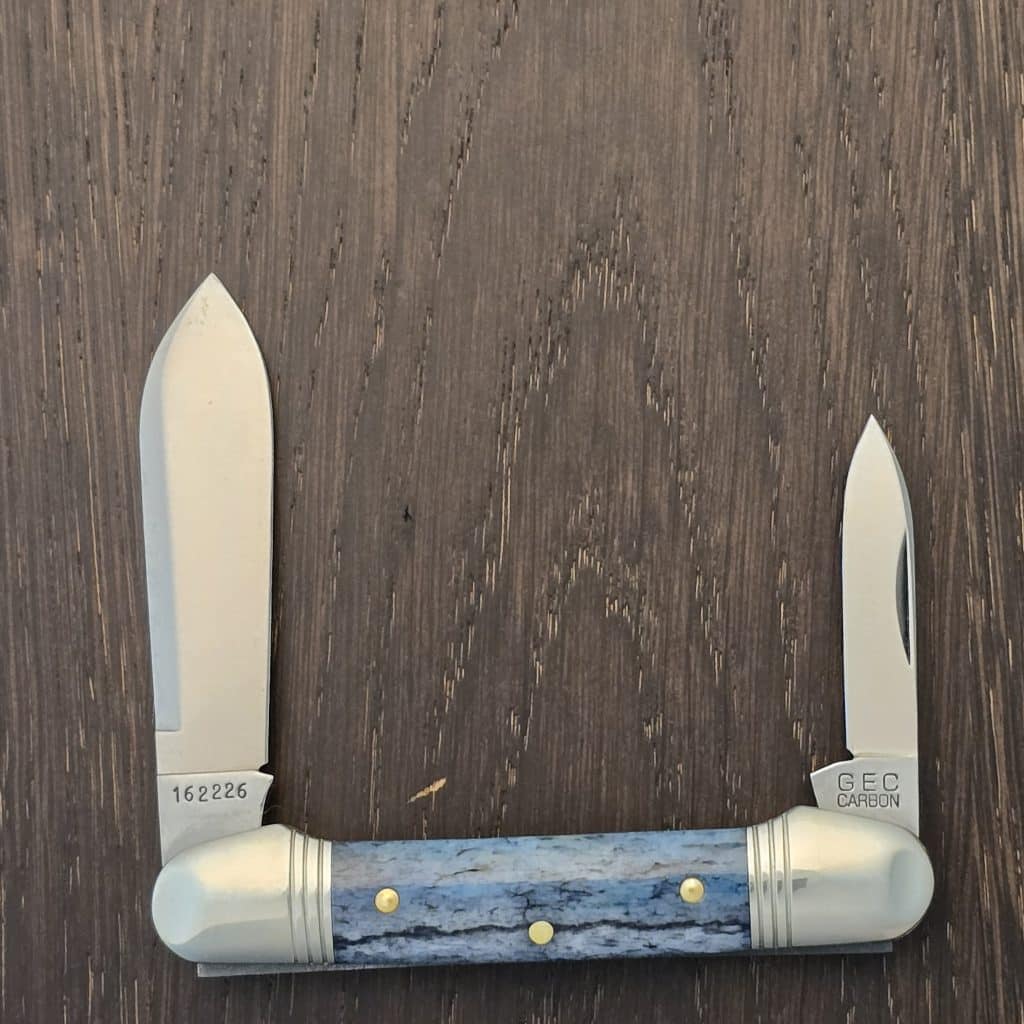 Great Eastern Cutlery #162226 SFO For TSA Knives 1 of 100 in Dyed Camel Bone – gallery image 2