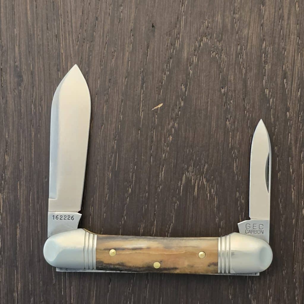Great Eastern Cutlery #162226 SFO For TSA Knives 1 of 100 in Dyed Camel Bone – gallery image 2