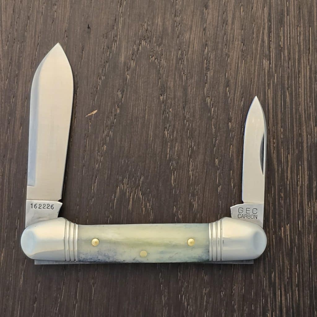 Great Eastern Cutlery #162226 SFO For TSA Knives 1 of 100 in Dyed Camel Bone – gallery image 2