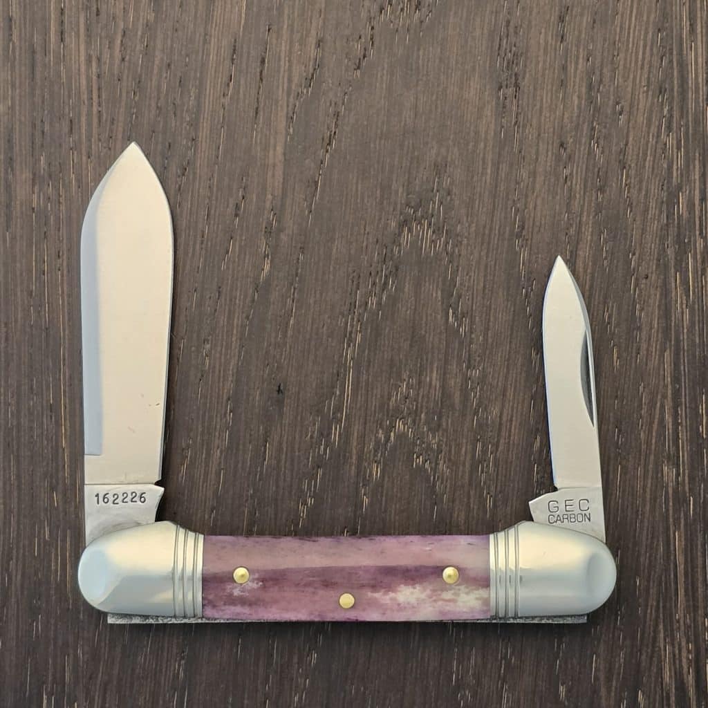 Great Eastern Cutlery #162226 SFO For TSA Knives 1 of 100 in Dyed Camel Bone – gallery image 2