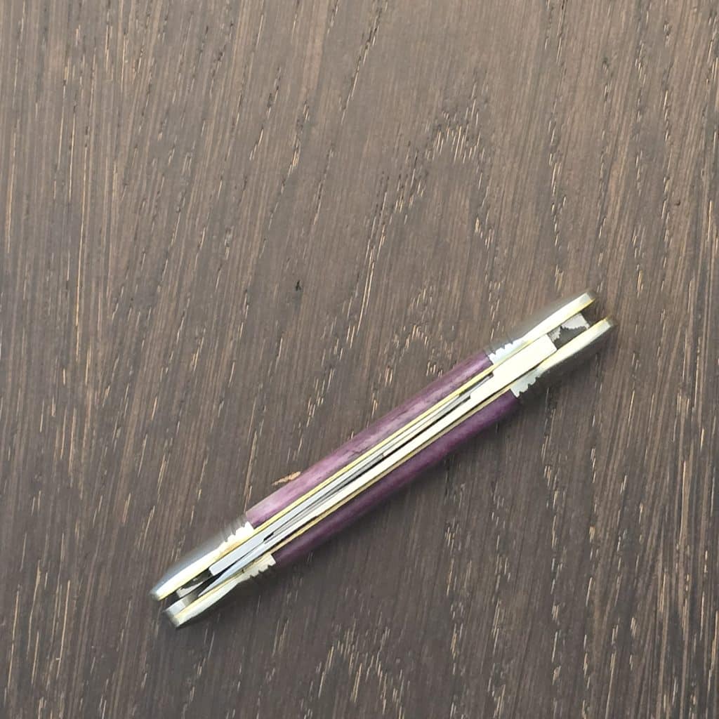 Great Eastern Cutlery #162226 SFO For TSA Knives 1 of 100 in Dyed Camel Bone – gallery image 3