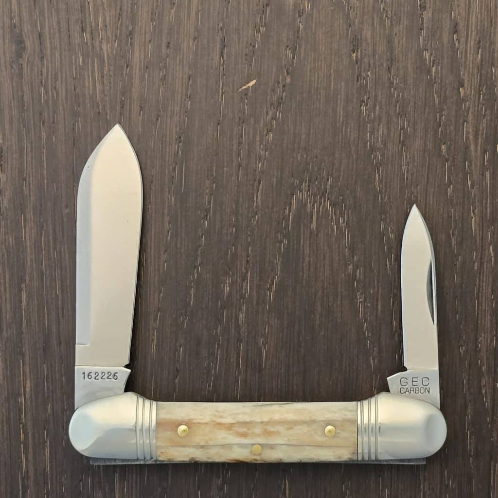 Great Eastern Cutlery #162226 SFO For TSA Knives 1 of 100 in Dyed Camel Bone – gallery image 2