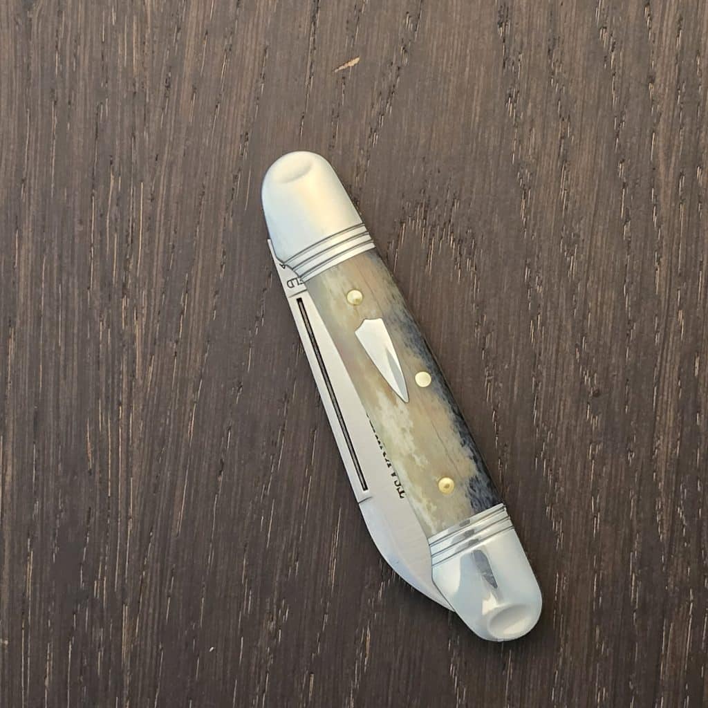 Great Eastern Cutlery #162226 SFO For TSA Knives 1 of 100 in Dyed Camel Bone – gallery image 3