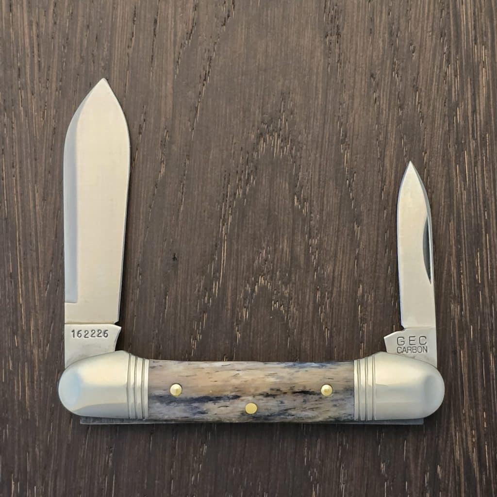 Great Eastern Cutlery #162226 SFO For TSA Knives 1 of 100 in Dyed Camel Bone – gallery image 2
