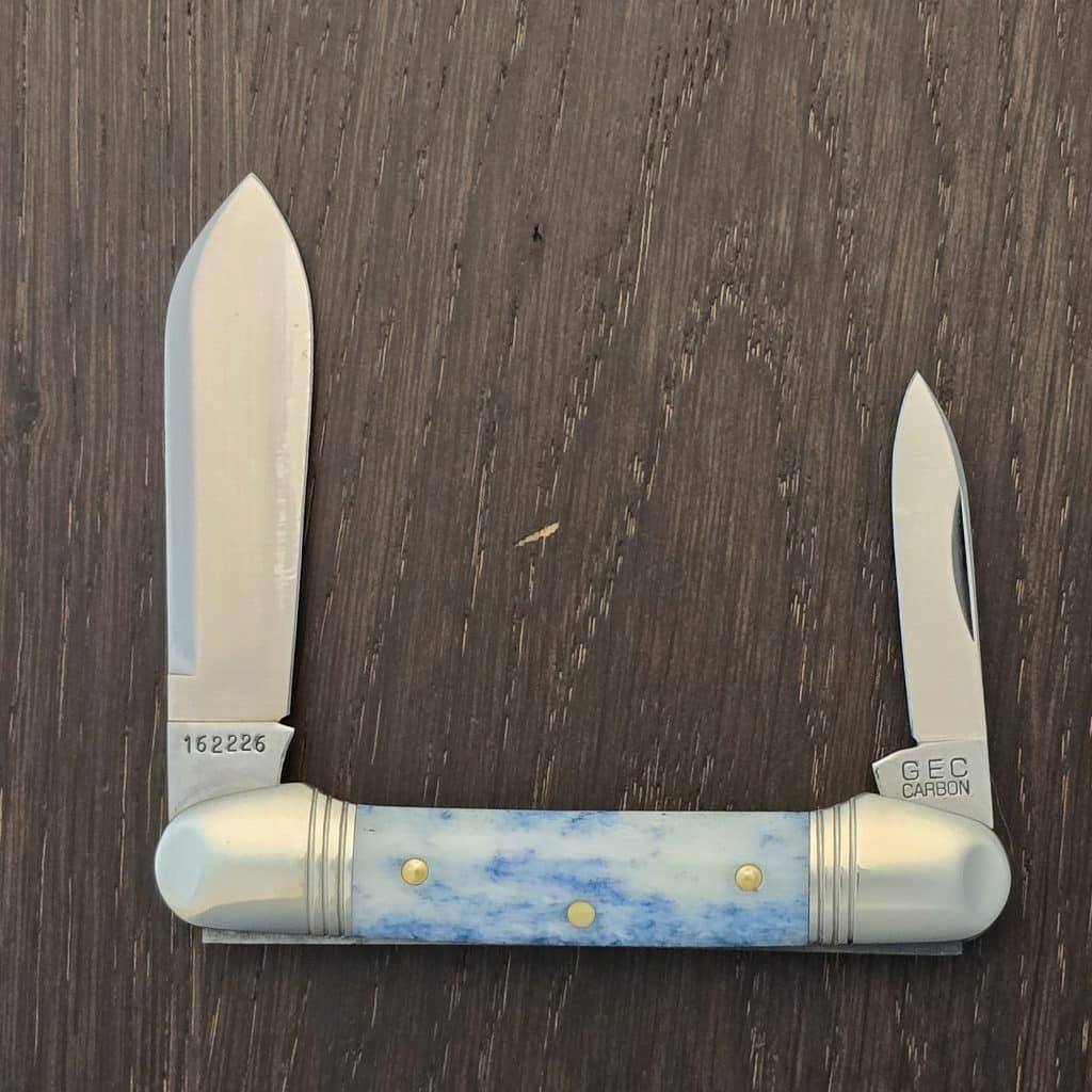 Great Eastern Cutlery #162226 SFO For TSA Knives 1 of 100 in Dyed Camel Bone – gallery image 2