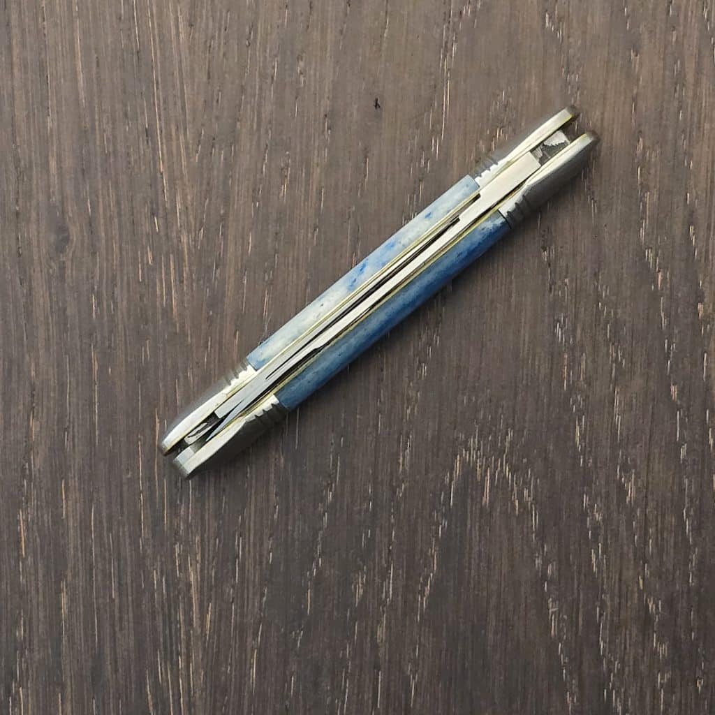 Great Eastern Cutlery #162226 SFO For TSA Knives 1 of 100 in Dyed Camel Bone – gallery image 3