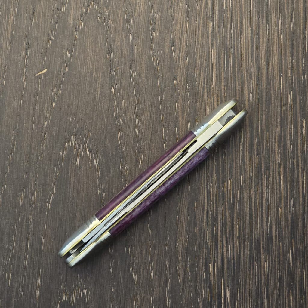 Great Eastern Cutlery #162226 SFO For TSA Knives 1 of 100 in Dyed Camel Bone – gallery image 3