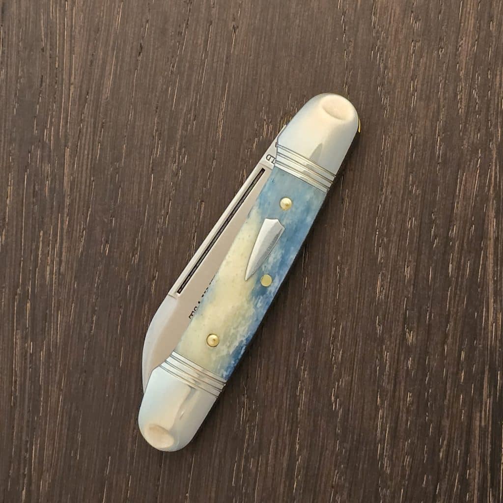 Great Eastern Cutlery #162226 SFO For TSA Knives 1 of 100 in Dyed Camel Bone – gallery image 4
