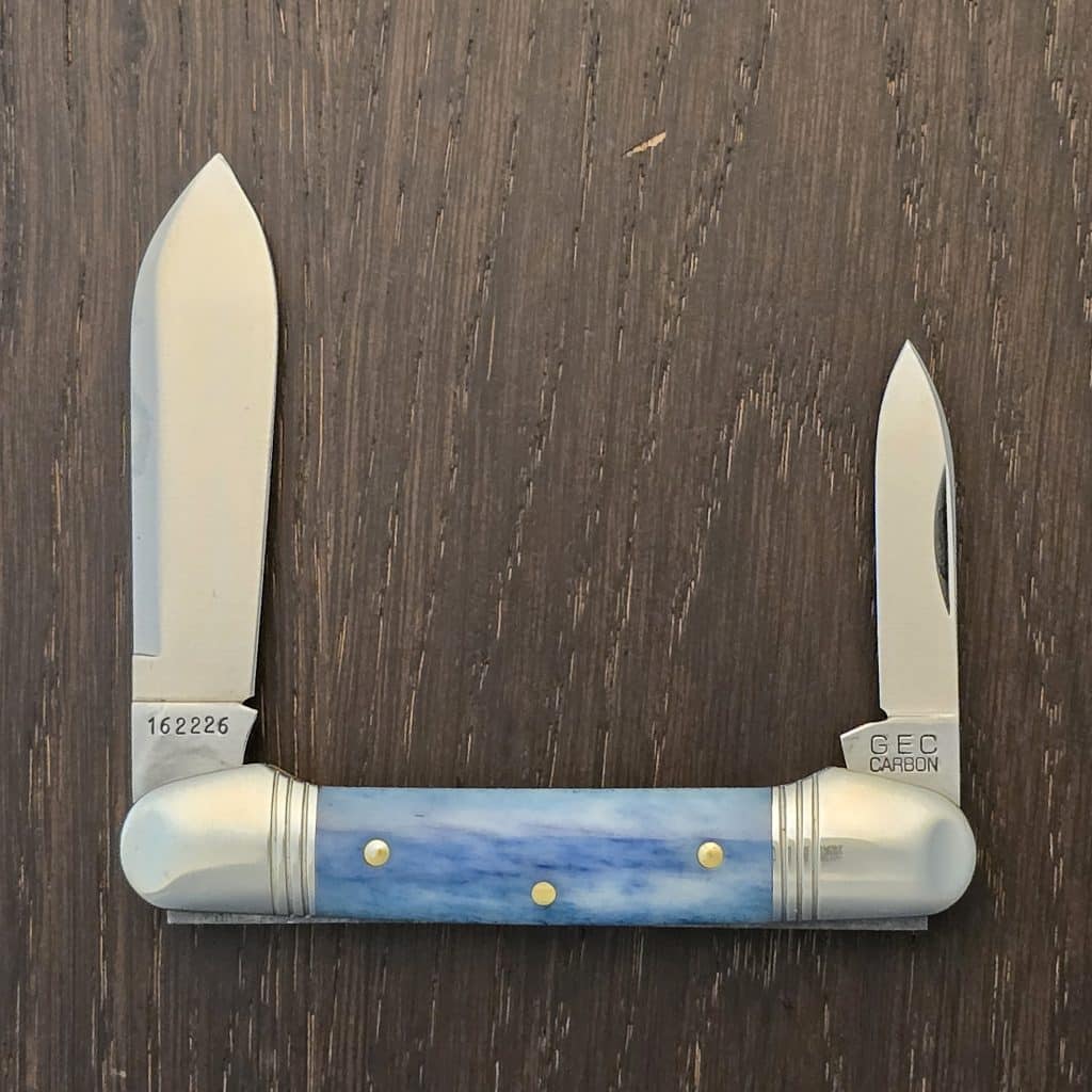 Great Eastern Cutlery #162226 SFO For TSA Knives 1 of 100 in Dyed Camel Bone – gallery image 2