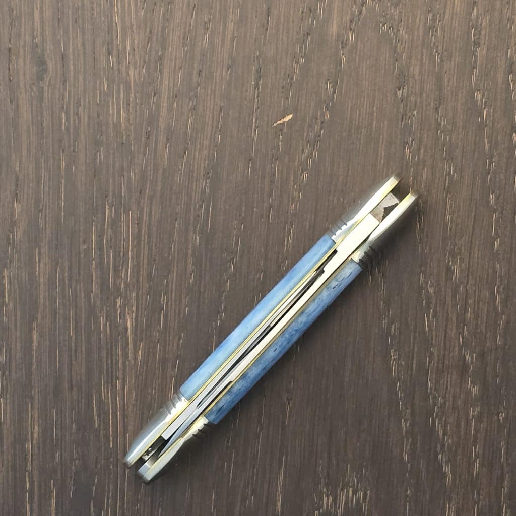 Great Eastern Cutlery #162226 SFO For TSA Knives 1 of 100 in Dyed Camel Bone – gallery image 3