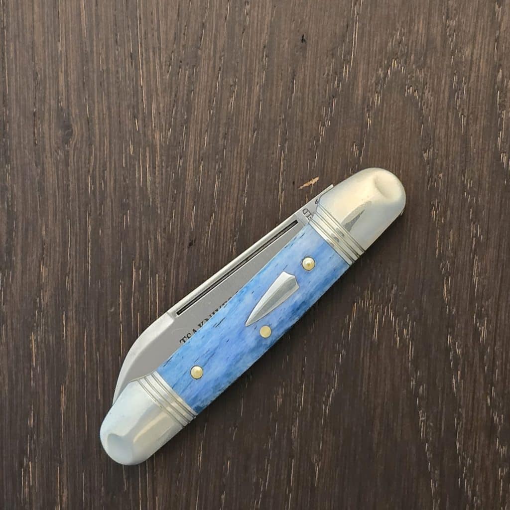 Great Eastern Cutlery #162226 SFO For TSA Knives 1 of 100 in Dyed Camel Bone – gallery image 4