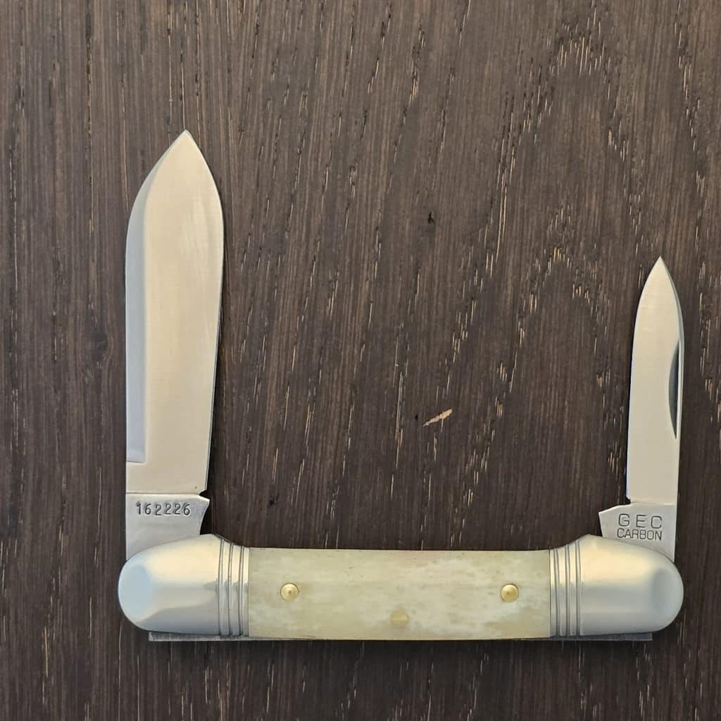 Great Eastern Cutlery #162226 SFO For TSA Knives 1 of 100 in Dyed Camel Bone – gallery image 2
