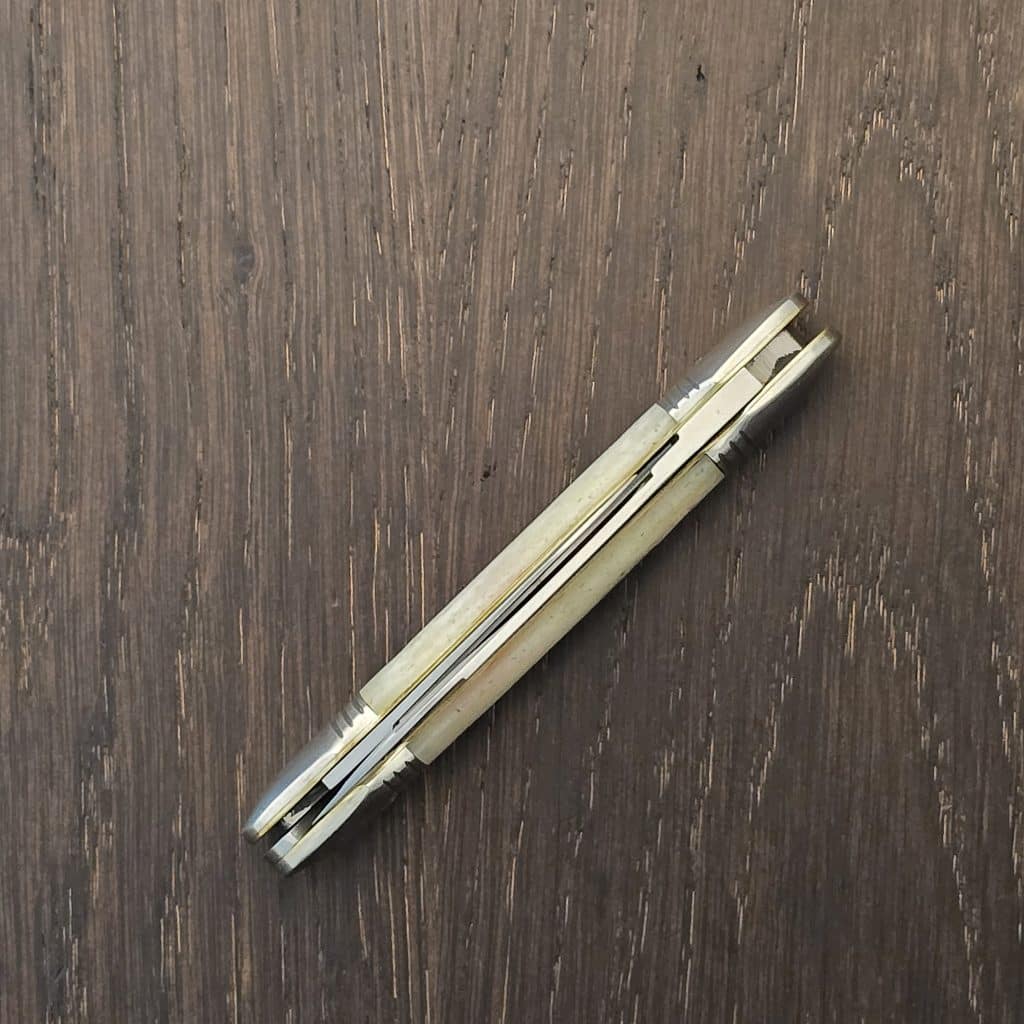 Great Eastern Cutlery #162226 SFO For TSA Knives 1 of 100 in Dyed Camel Bone – gallery image 3