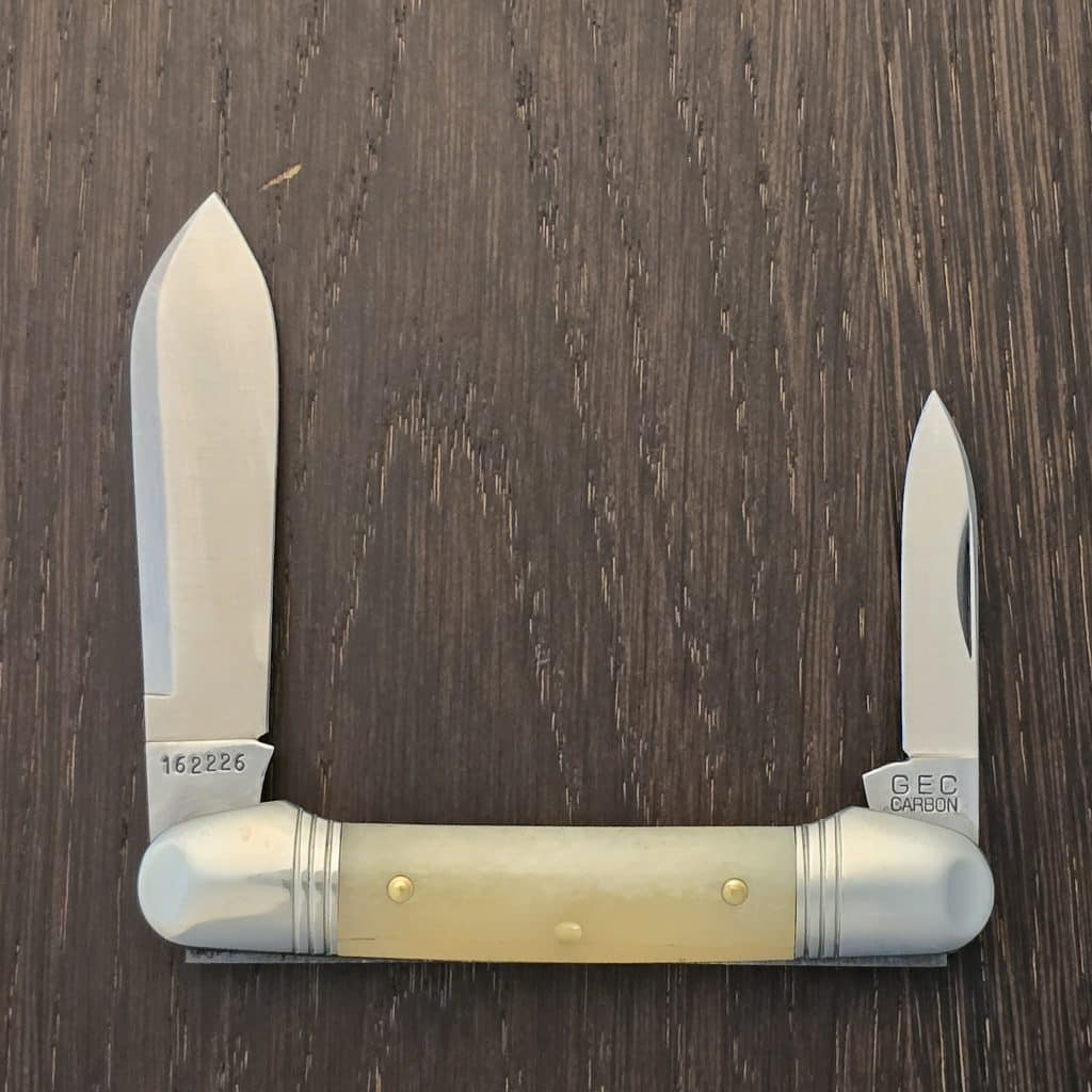 Great Eastern Cutlery #162226 SFO For TSA Knives 1 of 100 in Dyed Camel Bone – gallery image 2