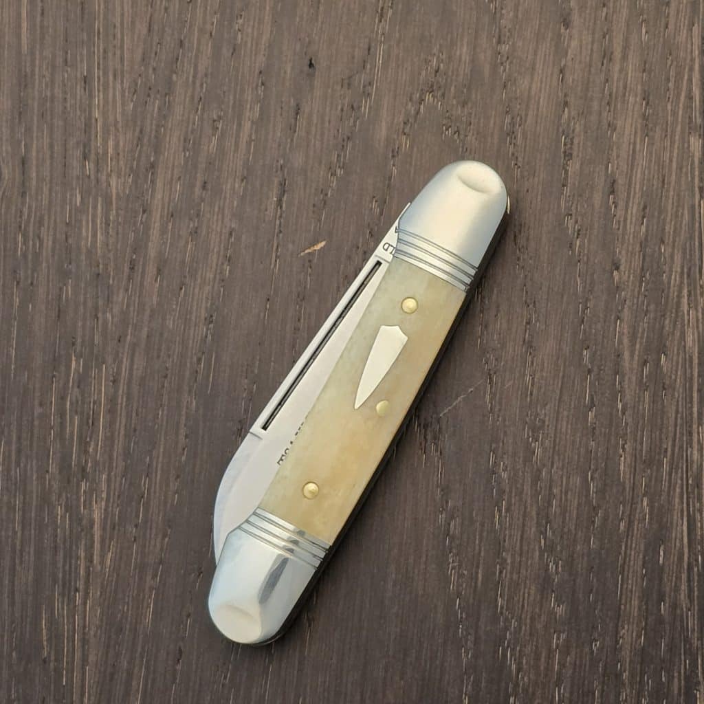 Great Eastern Cutlery #162226 SFO For TSA Knives 1 of 100 in Dyed Camel Bone – gallery image 4