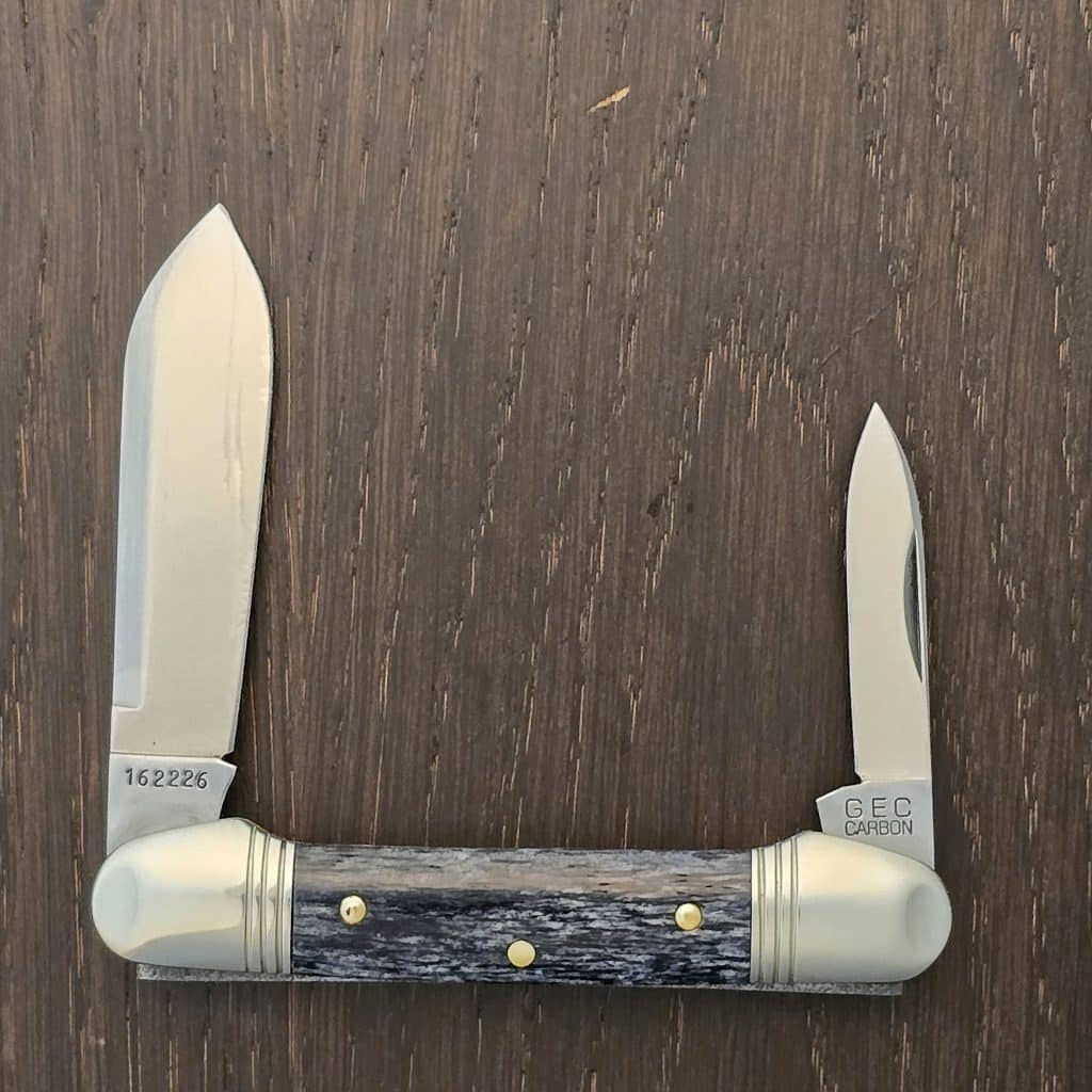 Great Eastern Cutlery #162226 SFO For TSA Knives 1 of 100 in Dyed Camel Bone – gallery image 2