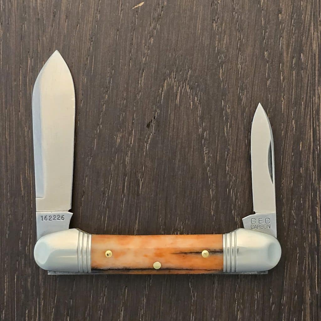 Great Eastern Cutlery #162226 SFO For TSA Knives 1 of 100 in Dyed Camel Bone – gallery image 2