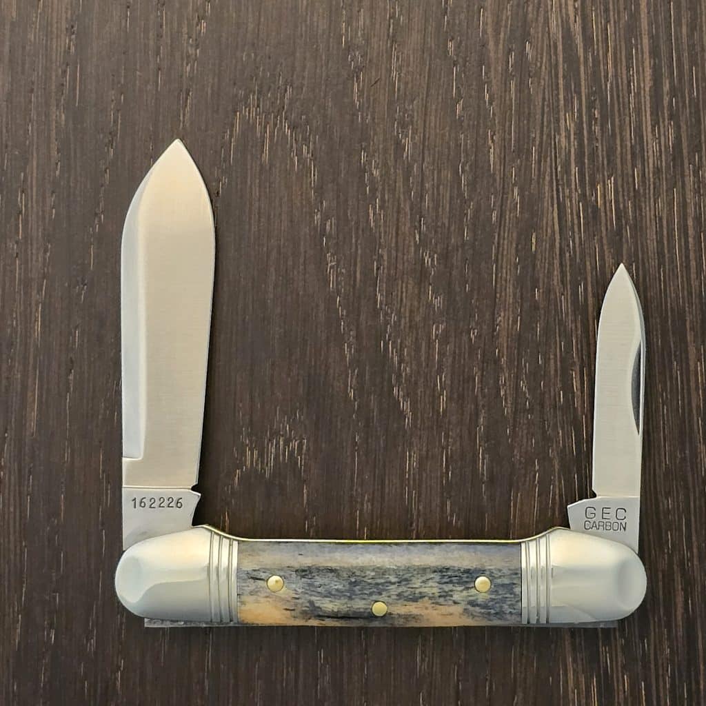 Great Eastern Cutlery #162226 SFO For TSA Knives 1 of 100 in Dyed Camel Bone – gallery image 2