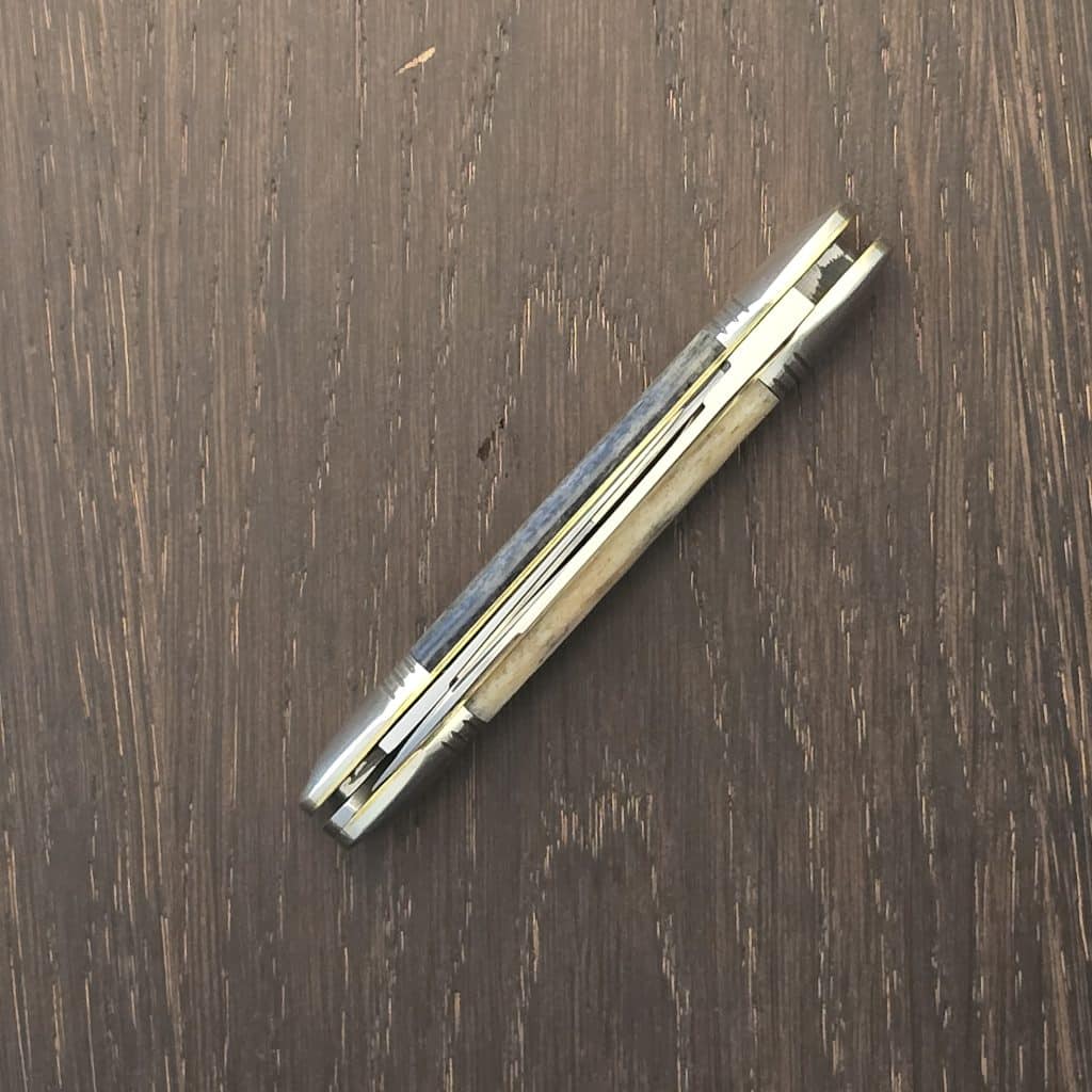 Great Eastern Cutlery #162226 SFO For TSA Knives 1 of 100 in Dyed Camel Bone – gallery image 3