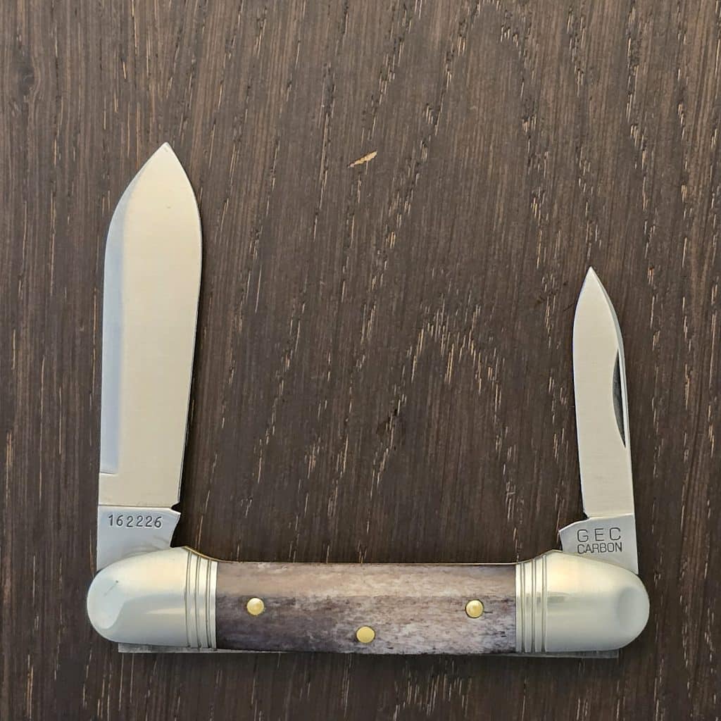 Great Eastern Cutlery #162226 SFO For TSA Knives 1 of 100 in Dyed Camel Bone – gallery image 2