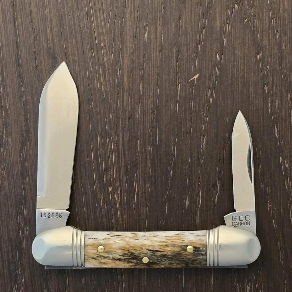 Great Eastern Cutlery #162226 SFO For TSA Knives 1 of 100 in Dyed Camel Bone – gallery image 2