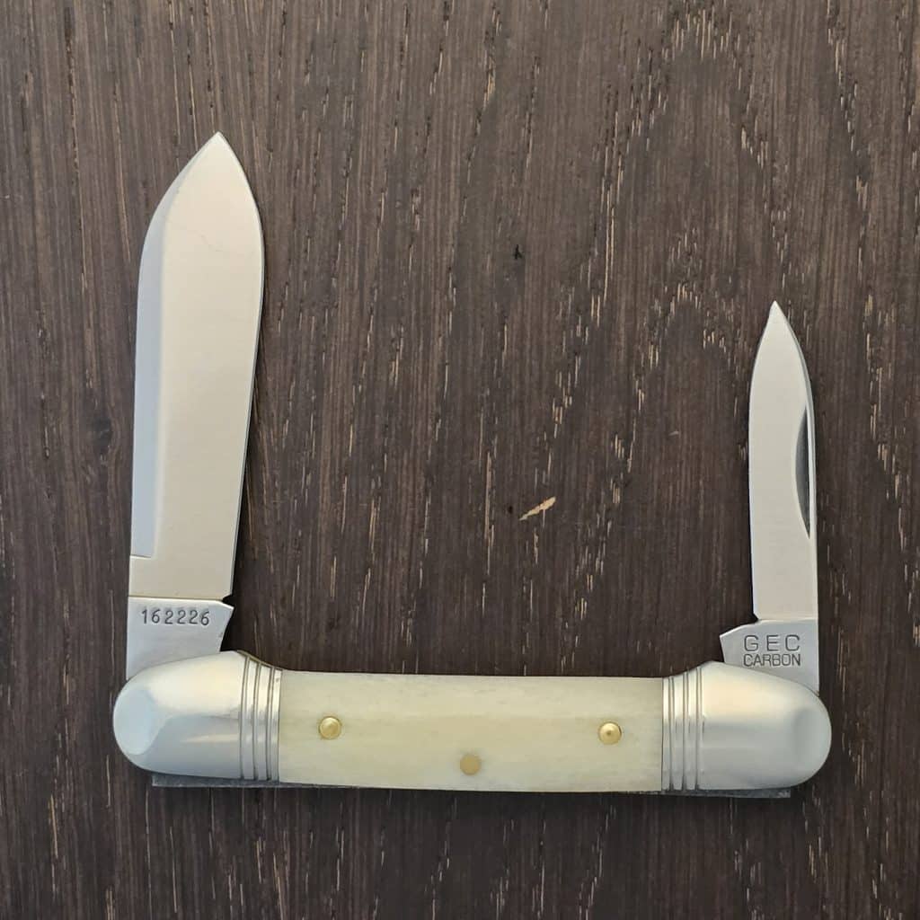 Great Eastern Cutlery #162226 SFO For TSA Knives 1 of 100 in Dyed Camel Bone – gallery image 2