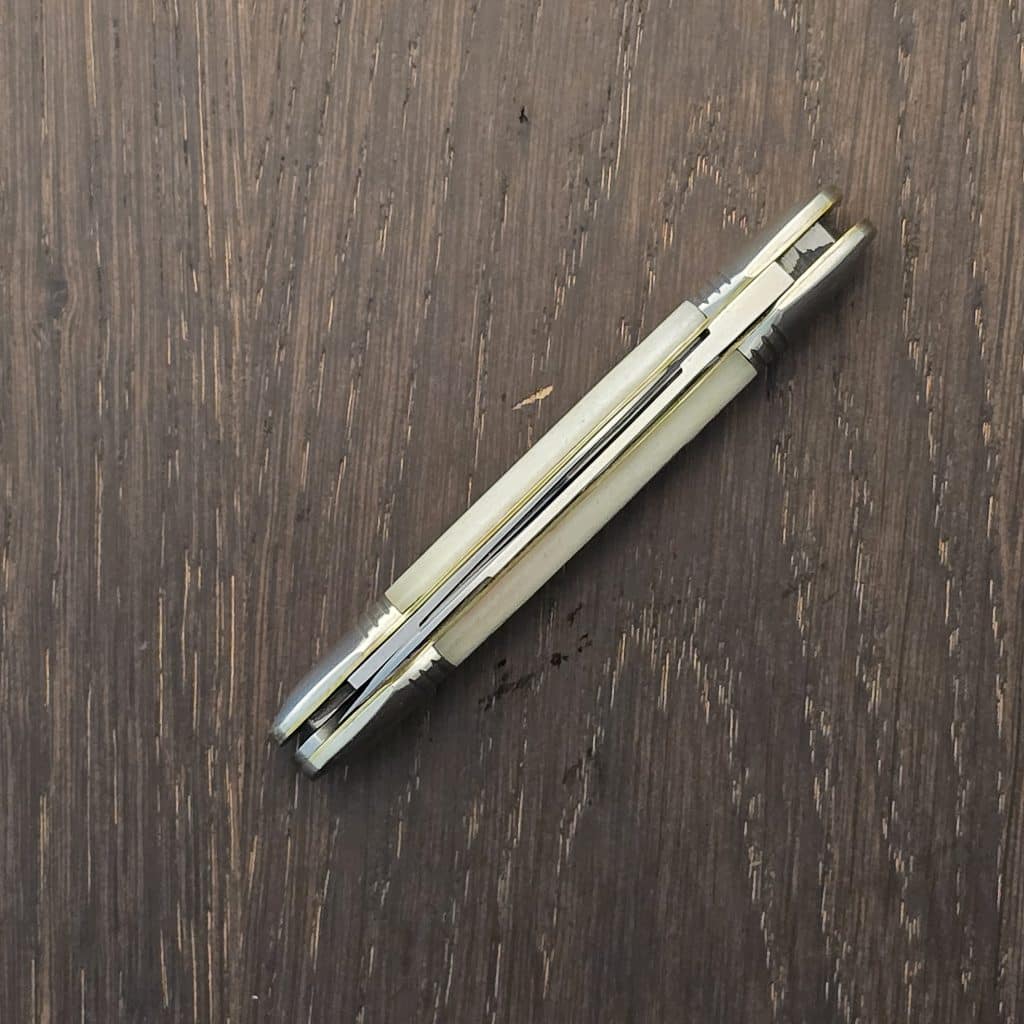 Great Eastern Cutlery #162226 SFO For TSA Knives 1 of 100 in Dyed Camel Bone – gallery image 3