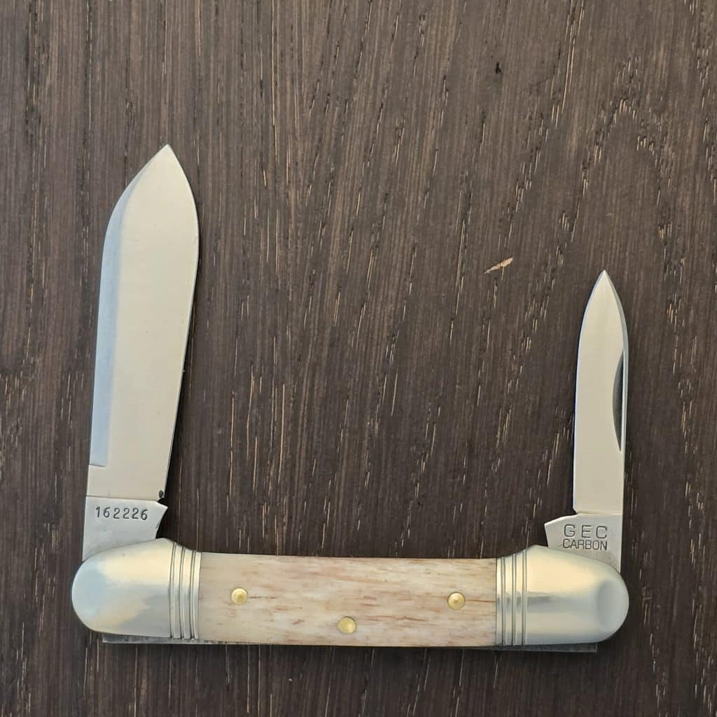 Great Eastern Cutlery #162226 SFO For TSA Knives 1 of 100 in Dyed Camel Bone – gallery image 2