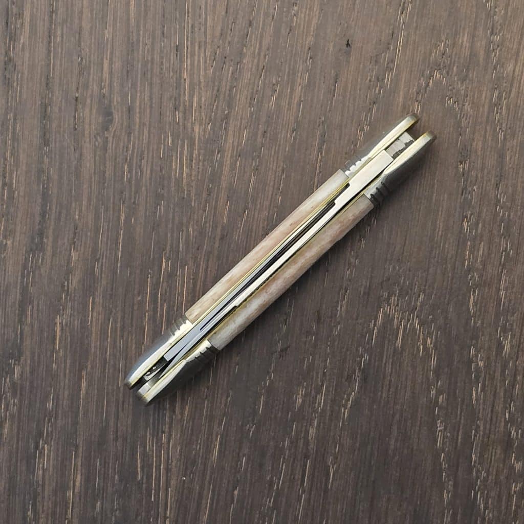 Great Eastern Cutlery #162226 SFO For TSA Knives 1 of 100 in Dyed Camel Bone – gallery image 3