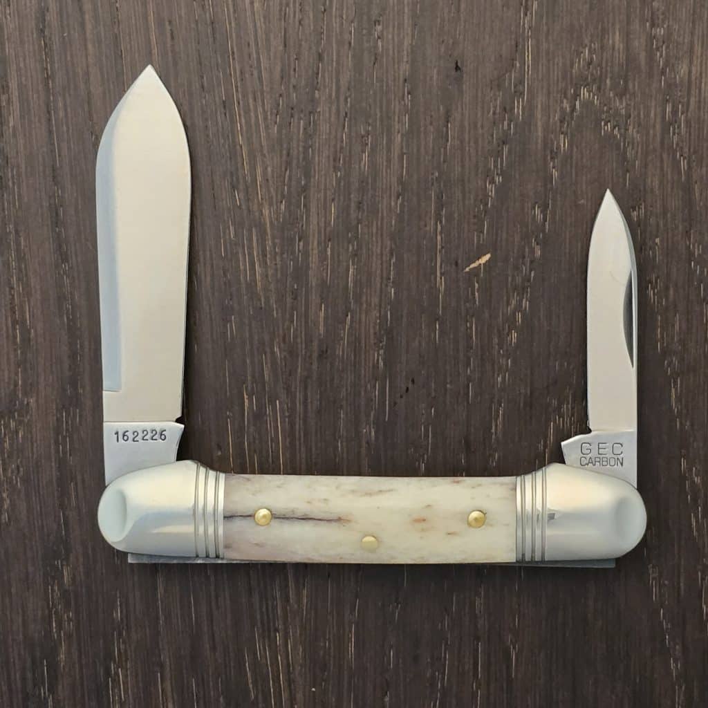 Great Eastern Cutlery #162226 SFO For TSA Knives 1 of 100 in Dyed Camel Bone – gallery image 2