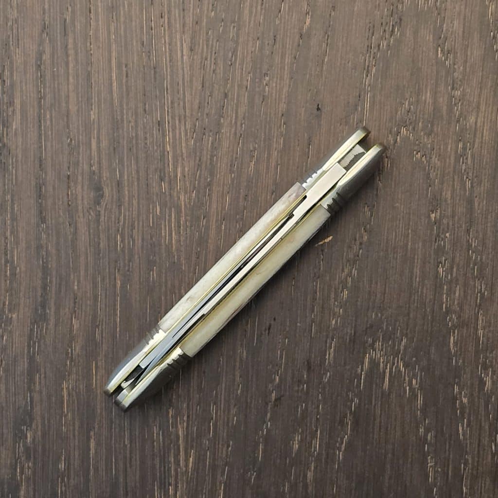 Great Eastern Cutlery #162226 SFO For TSA Knives 1 of 100 in Dyed Camel Bone – gallery image 3