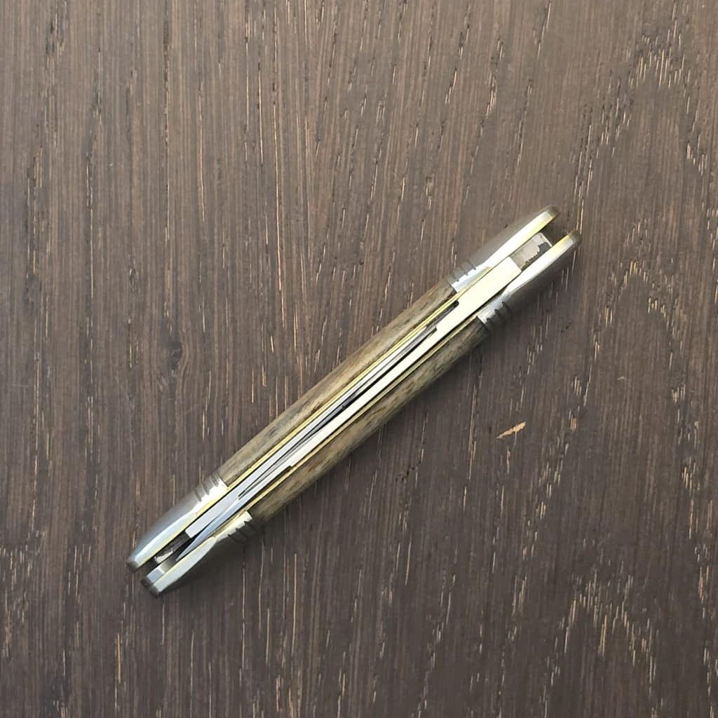 Great Eastern Cutlery #162226 SFO For TSA Knives 1 of 100 in Dyed Camel Bone – gallery image 3