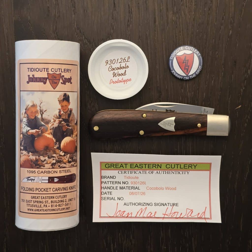 Great Eastern Cutlery #930126 L (long) Cocobolo Wood PROTOTYPE - Image 4