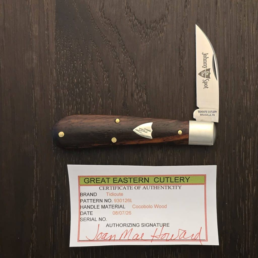 Great Eastern Cutlery #930126 L (long) Cocobolo Wood PROTOTYPE