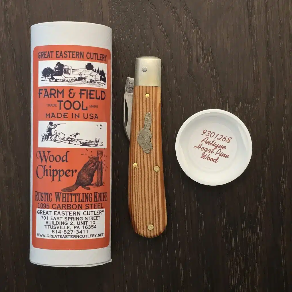 Great Eastern Cutlery #930126 S (short) Antique Heart Pine Wood
