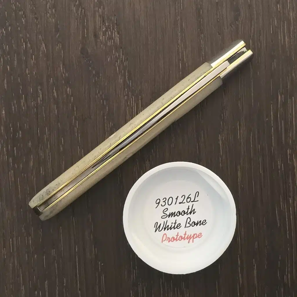Great Eastern Cutlery #930126 L (long) Smooth White Bone PROTOTYPE - Image 3