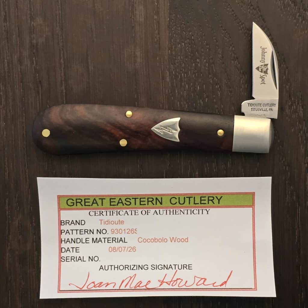 Great Eastern Cutlery #930126 S (short) Cocobolo Wood PROTOTYPE